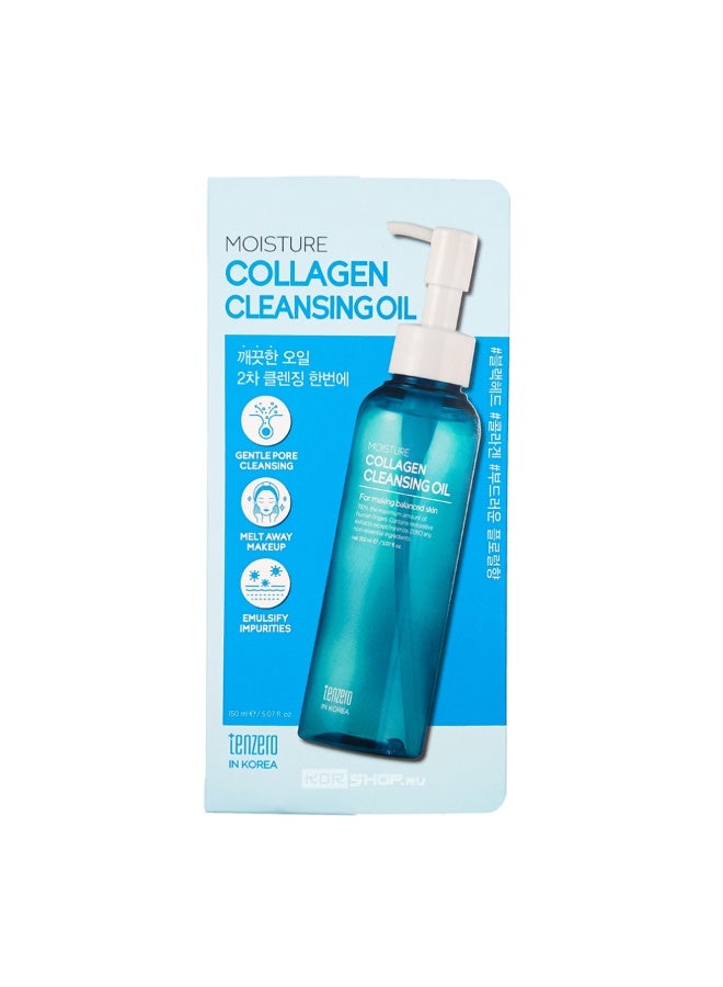 tenzero Moisture Collagen Cleansing Oil 150ml - Image 1